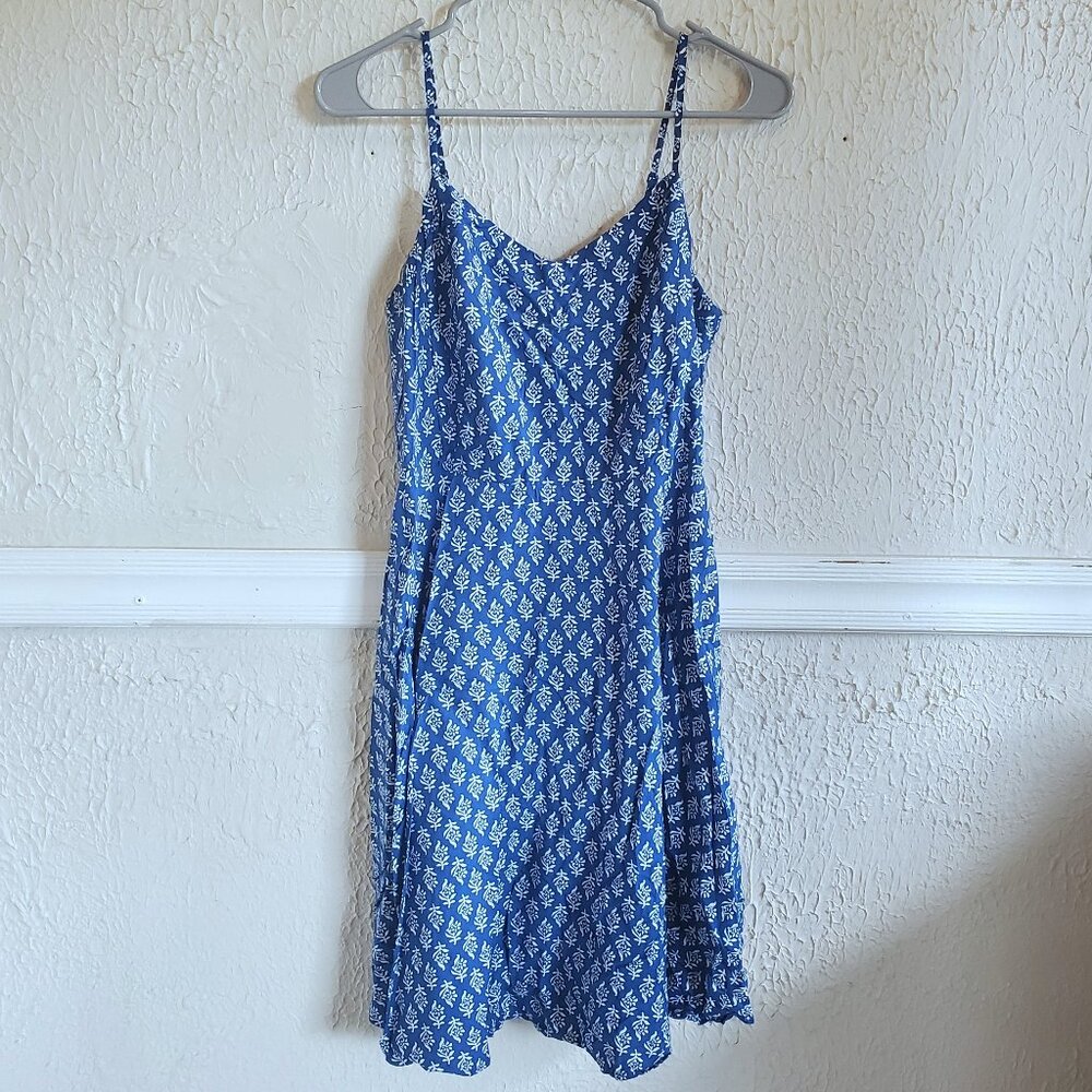 Old Navy Fit & Flare Sundress, Blue, Women's M